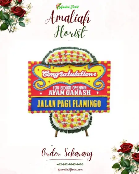 Sewa Papan Bunga Jejel